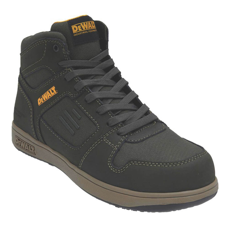 DEWALT Mens Safety Boots Trainers Delta Olive Non Metal Composite Ankle Size 7 - Image 1