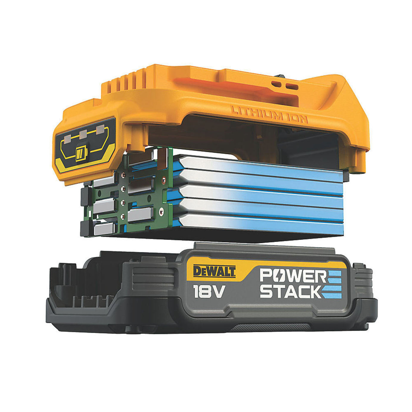 Dewalt Battery 18V 1.7Ah Li-Ion PowerStack DCBP034-XJ Compact Lightweight - Image 2