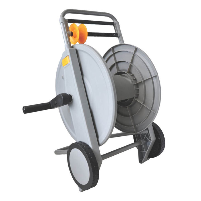 Titan Hose Reel Cart Wheeled Portable Up to 40m Storage Compact Weatherproof - Image 1