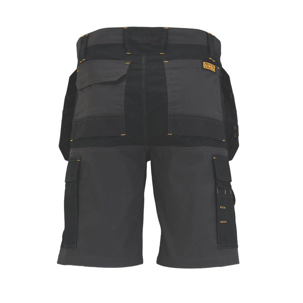 DeWalt Work Shorts Mens Regular Fit Grey Black Breathable Multi Pockets 36"W - Image 2