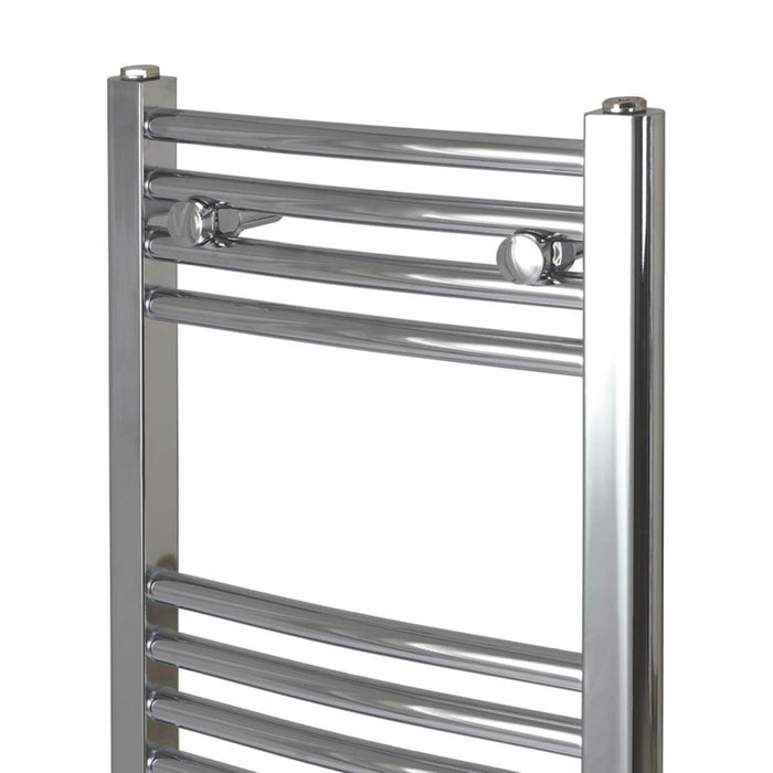 Towel Radiator Rail Curved Chrome Bathroom Ladder Warmer 310W (H)1200x(W)400mm - Image 3