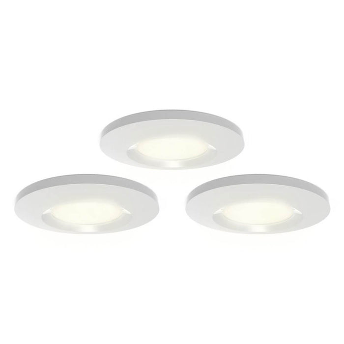 Ceiling LED Downlight Warm White 653lm Dimmable Indoor Round 8.5W Pack Of 3 - Image 1