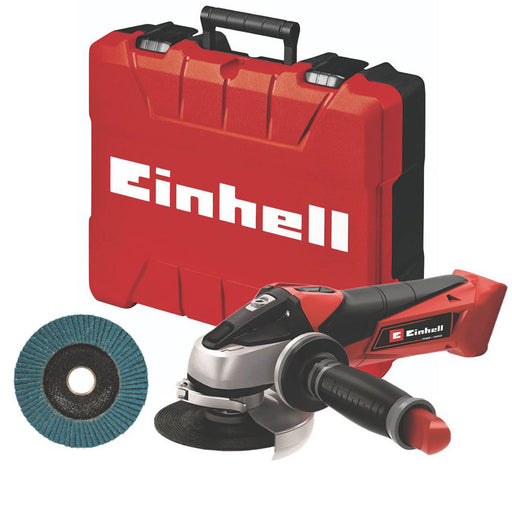 Einhell Angle Grinder Cordless 18VTE-AG18/11 Li-SoloAcc Lightweight Body Only - Image 1