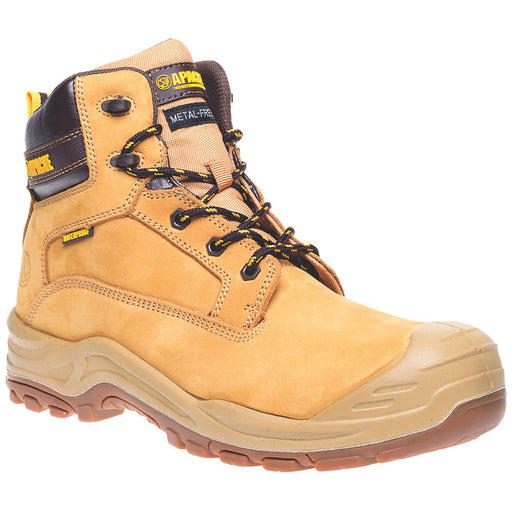 Apache Safety Boots ATS Arizona Honey Leather Waterproof Metal Free Cap Size 13 - Image 1