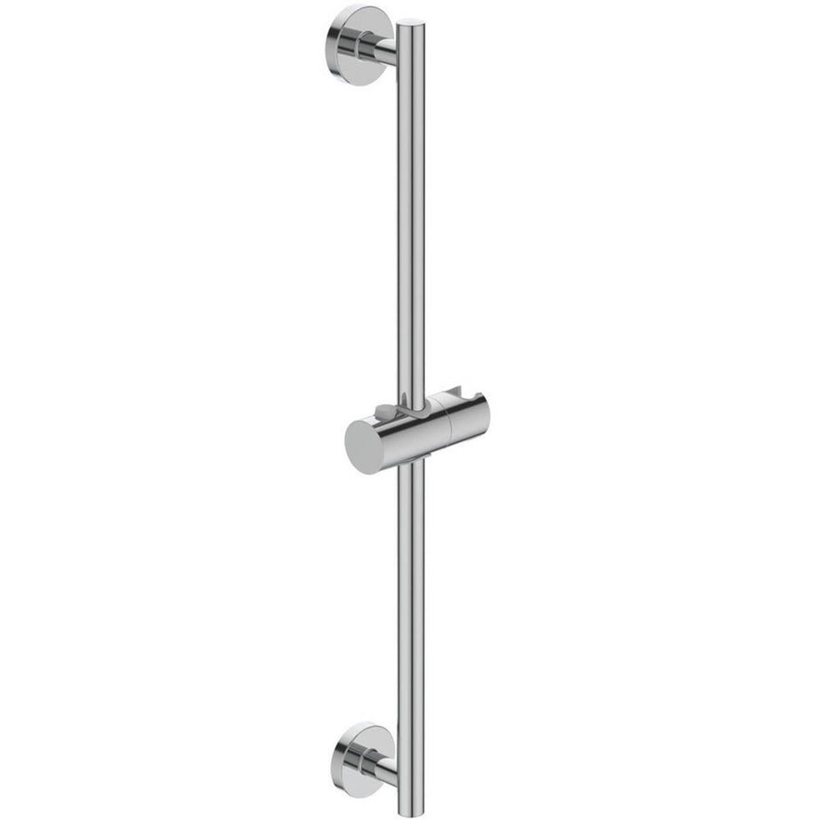 Shower Riser Rail Slide Bar Chrome Adjustable Handspray Holder Bathroom 609mm - Image 1