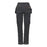Site Work Trousers Womens Straight Leg Black Grey Multi Pocket 31"L Size 12 - Image 3