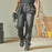 Site Work Trousers Womens Straight Leg Black Grey Multi Pocket 31"L Size 12 - Image 6