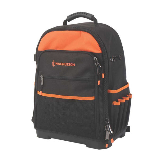 Magnusson Tool Backpack Heavy Duty Internal External Pockets Plastic Base 25Ltr - Image 1