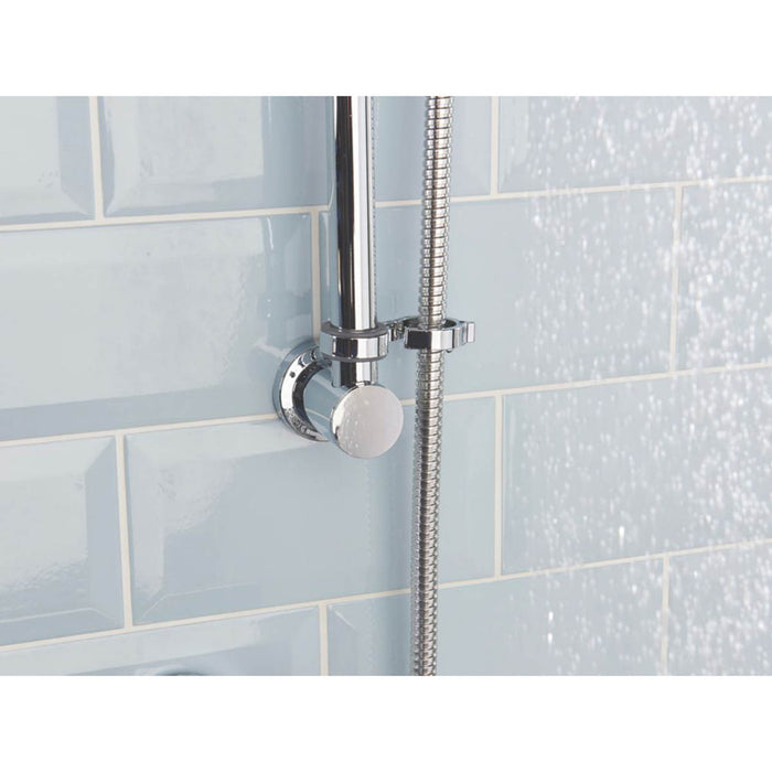 Bristan Frenzy RearFed Exposed Chrome Thermostatic Bar Mixer Shower