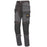 Work Trousers Mens Grey Black Slim Fit Multi Pocket Hammer Strap 40"W 32"L - Image 6