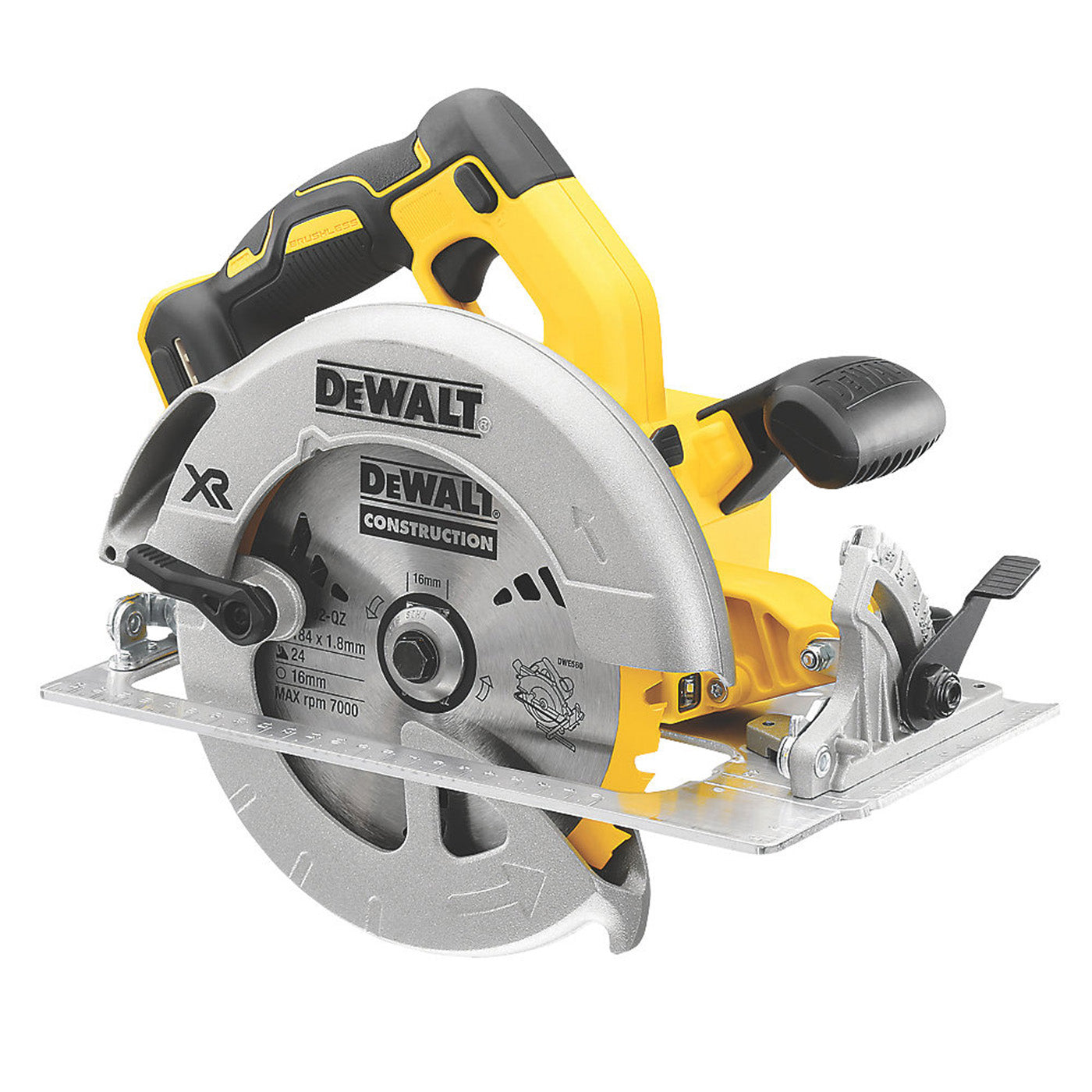 DeWalt Cordless Circular Saw Brushless DCS570N-XJ 184mm 18V Li-lon Bare Unit - Image 1