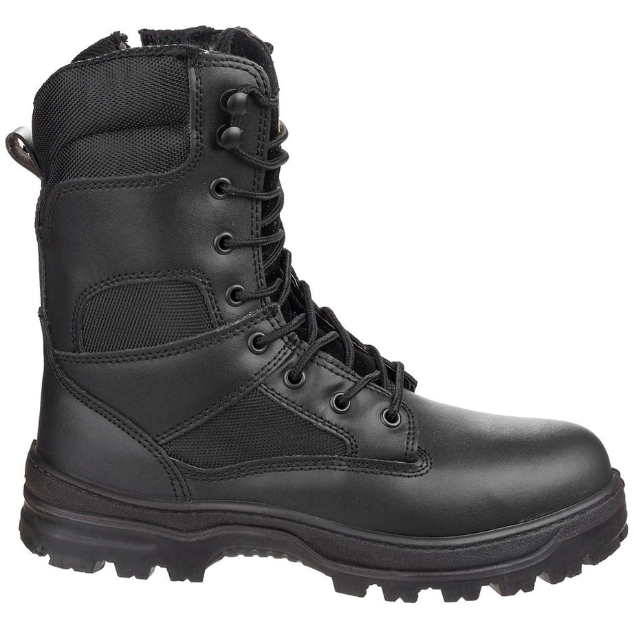 Amblers Safety Boots Mens Standard Fit Black Shoes Side Zip Steel Toe Size 10.5 - Image 1