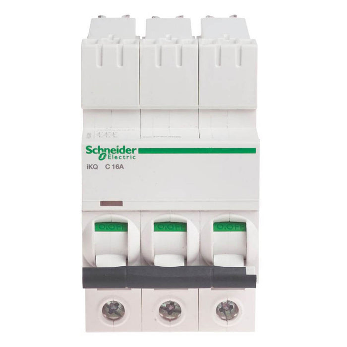 MCB Circuit Breaker Protection Type C 3 Phase Triple Pole DIN Rail Mounted - Image 1