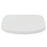 Toilet Seat With Cover Soft-Close Duraplast White Top Fix Modern Durable - Image 2