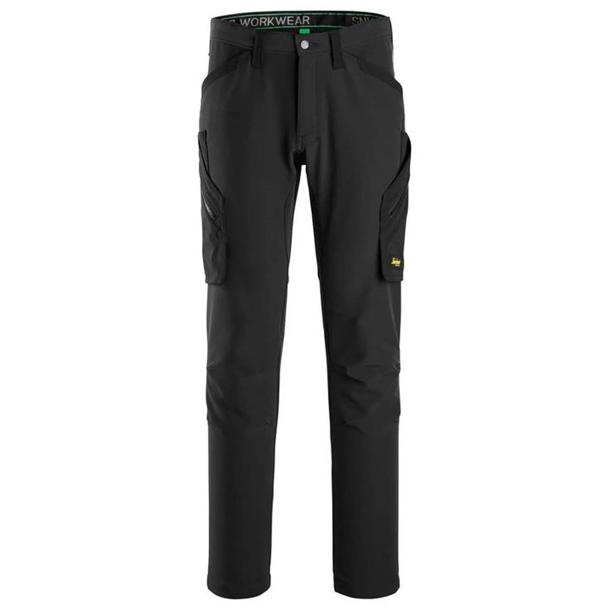 Snickers Work Trousers Regular Fit Stretch Black Multi Pocket 38W 30L 6873 - Image 1