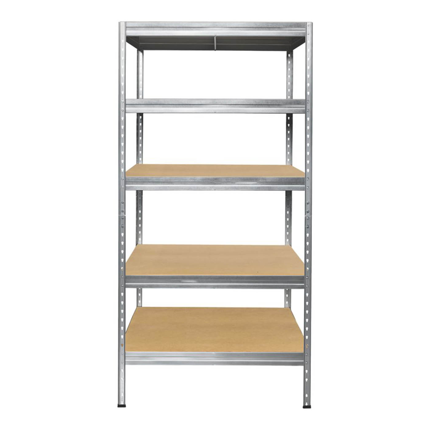 Shelving Unit Heavy Duty 5 Tier Galvanised Steel Garage Workshop Storage - Image 2