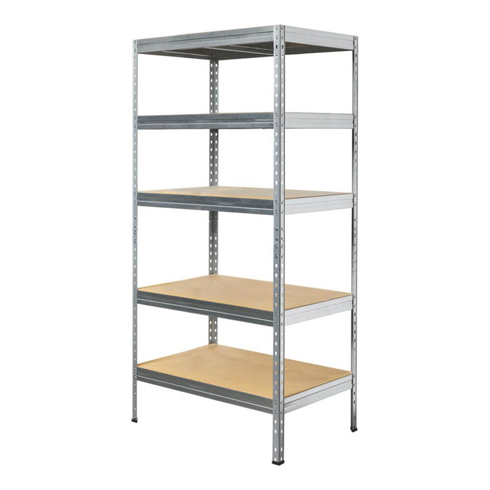 Shelving Unit Heavy Duty 5 Tier Galvanised Steel Garage Workshop Storage - Image 6