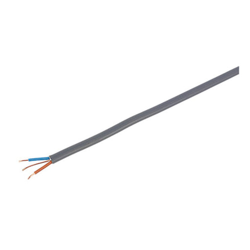 Prysmian Flat Wiring Cable PVC 6242Y Twin And Earth 2 Core Grey 1.5 mm²x50m - Image 1