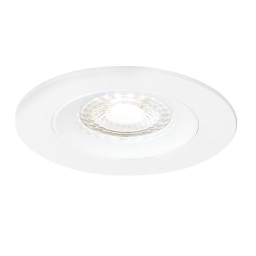 4lite Downlights LED Cool White Matt White Round Triac Dimmable Compact 10 Pack - Image 2