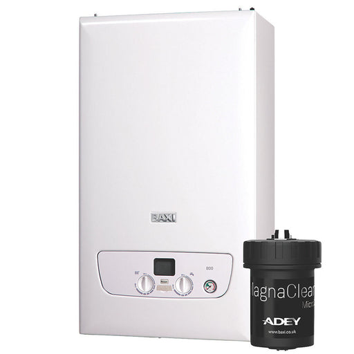 Baxi Gas Combi Boiler 36kW 836 Compact With Filter 122,904BTU Energy Rating A - Image 1