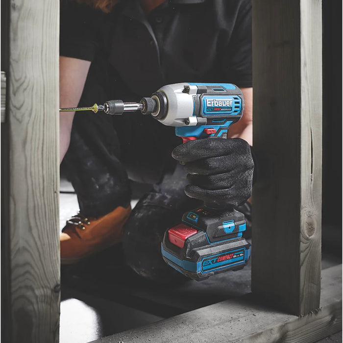 Erbauer Impact Driver Cordless 12V Li-Ion EID12-Li-2 Brushless Compact Body Only - Image 4