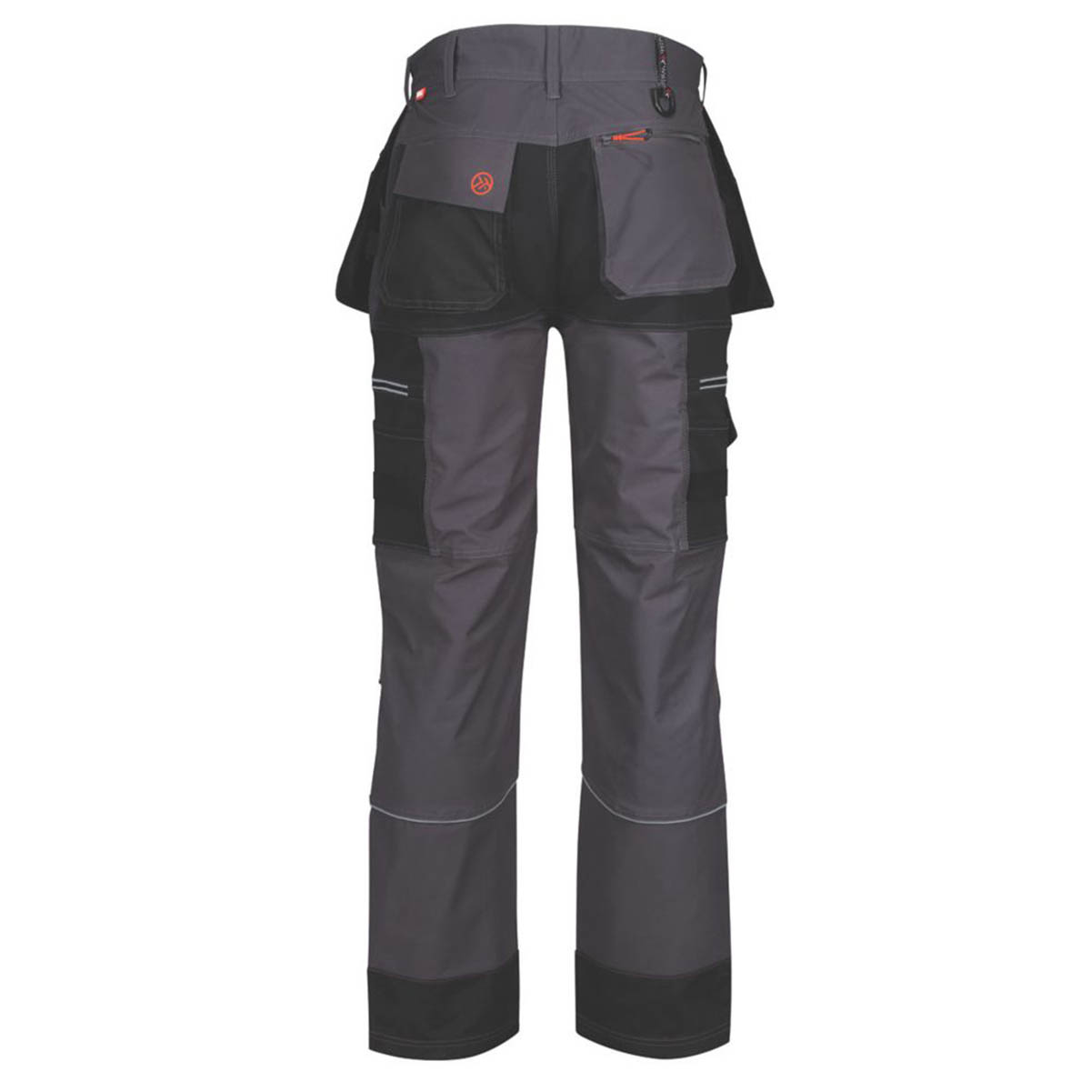 Regatta Work Trousers Mans Classic Fit Grey Black Stretch Multi Pocket 33"W 29"L - Image 2