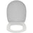 WC Toilet Seat and Cover Duraplast White Standard Close Top Fix Round - Image 3