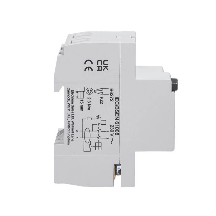 Wylex Wylex 63A 30mA DP Type A  RCD - Image 5