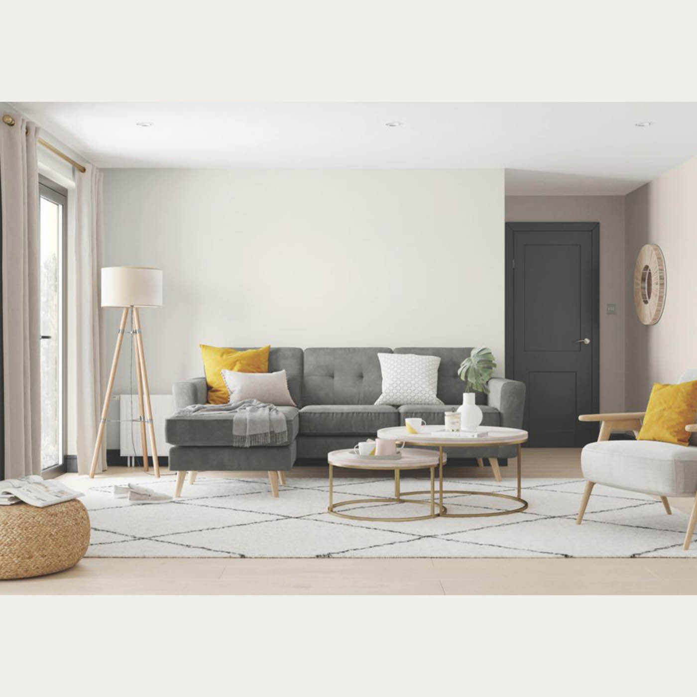 Dulux Emulsion Paint Timeless Matt Washable And Tough Indoor Walls Ceilings 2.5L - Image 4