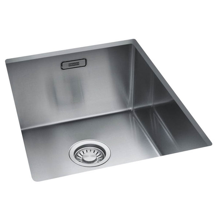 Kitchen Sink Undermount Deep 1 Bowl Stainless Steel Rectangular Modern Waste - Image 2