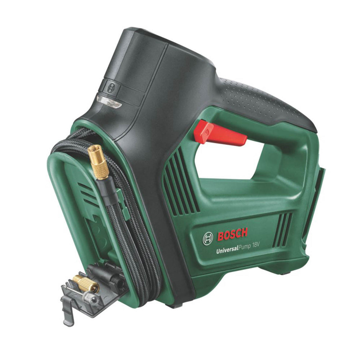 Bosch Inflator Pump Cordless 18V Li-Ion UniversalPump Car Bike Tyre Body Only - Image 1