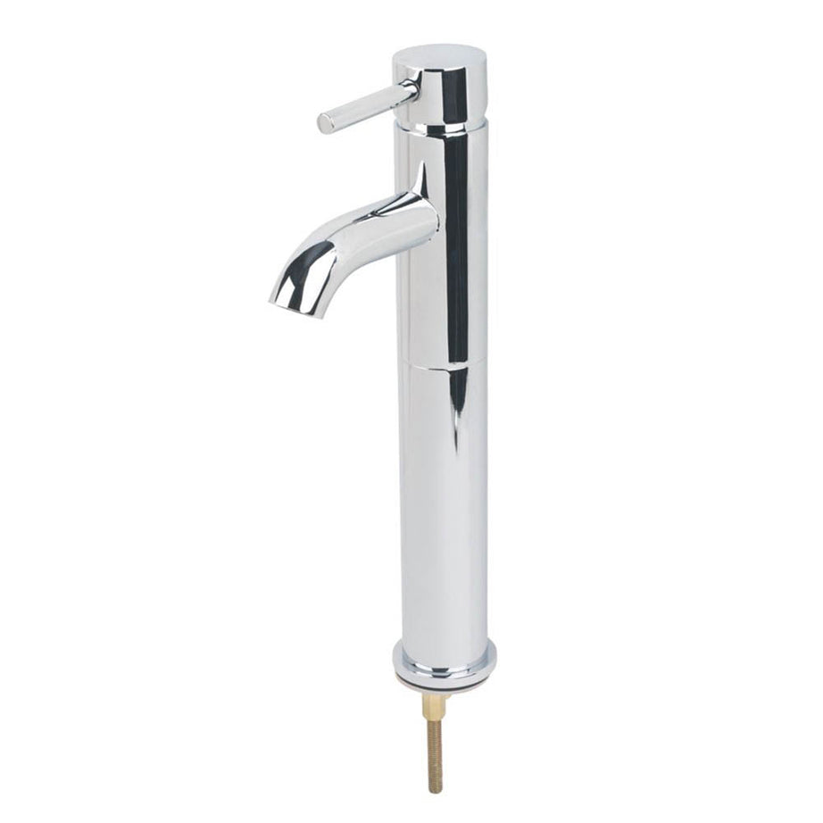 Swirl Bathroom Basin Tap Mono Mixer Tall Chrome Single Lever Modern Faucet - Image 2