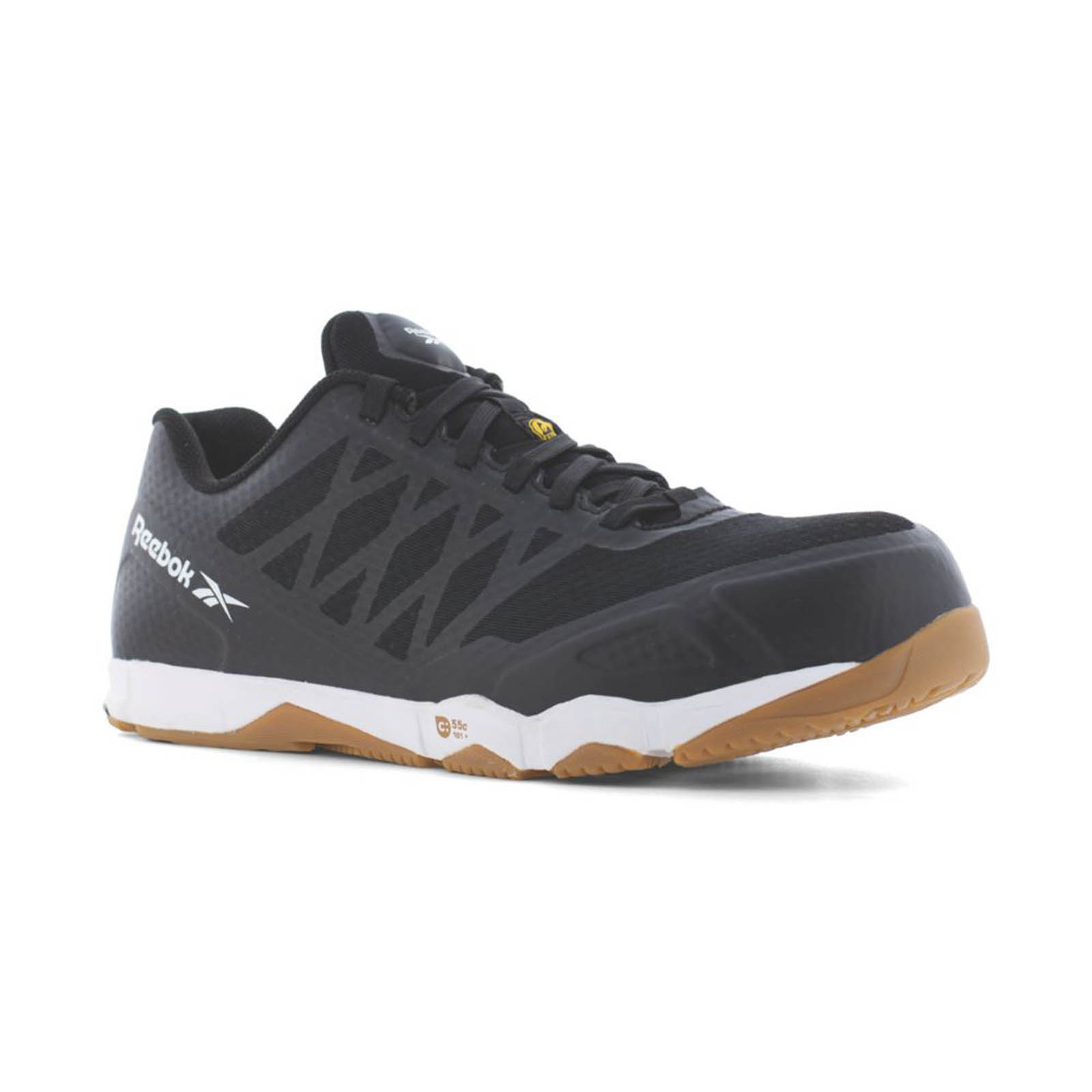 Reebok Safety Trainers Mens Wide Fit Black Work Shoes Composite Toe Size 9 - Image 1