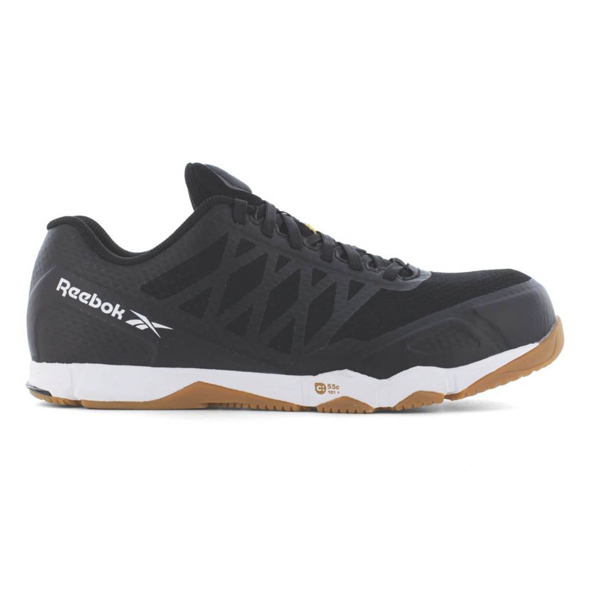 Reebok Safety Trainers Mens Wide Fit Black Work Shoes Composite Toe Size 9 - Image 2