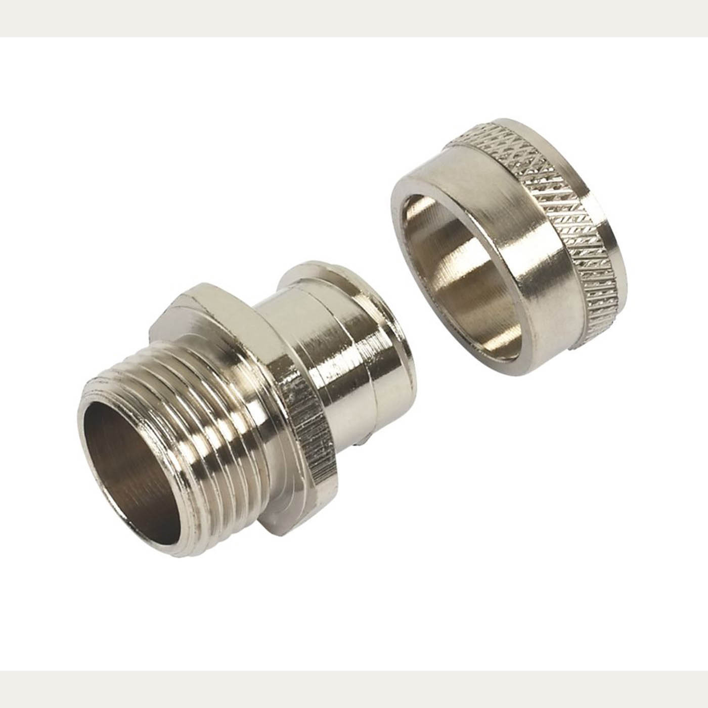 Adaptaflex Type A Straight Fixed External Thread Conduit Fitting M20 x 20mm 10 Pack - Image 1