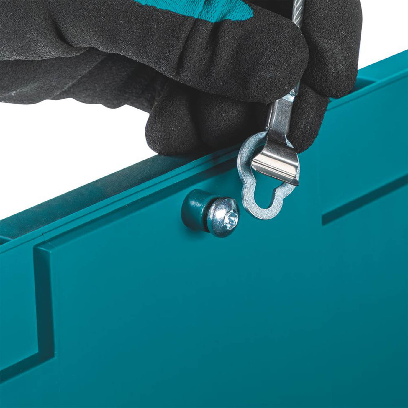 Makita Large Tool Box Maktrak Impact Resistant Dual Hinged Removable Lid 80cm - Image 5