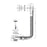 McAlpine Bath Waste Pop Up 70 mm Polished Stainless Steel 34mm Overflow Tube - Image 2