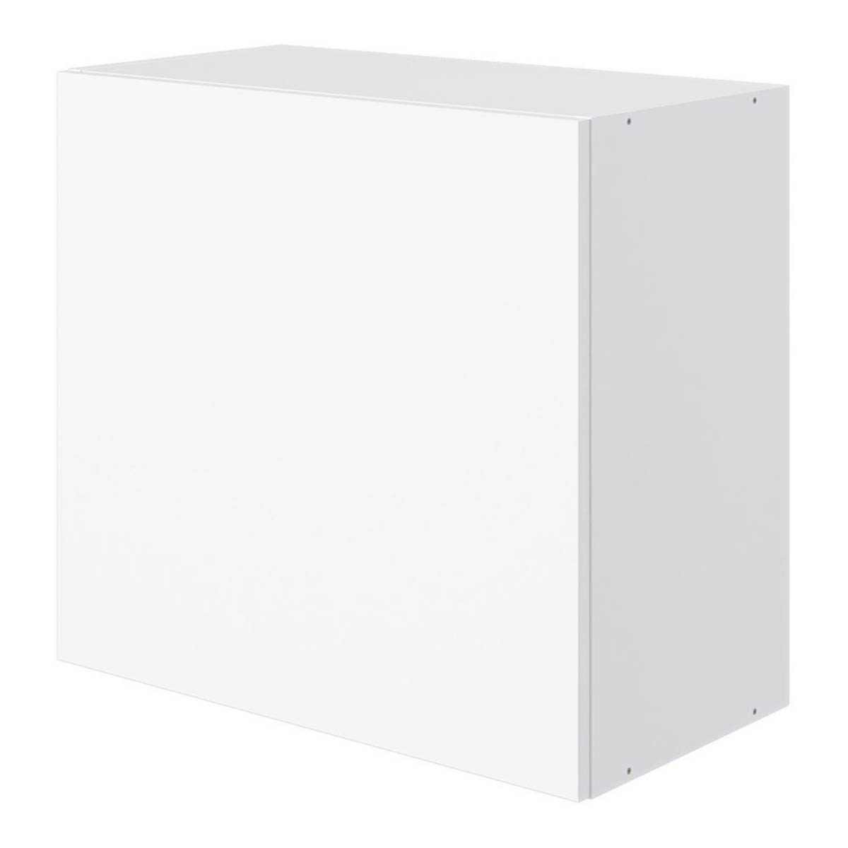 Kitchen Wall Unit Cabinet Matt White 1 Door Storage Cupboard 60x32x55cm - Image 1