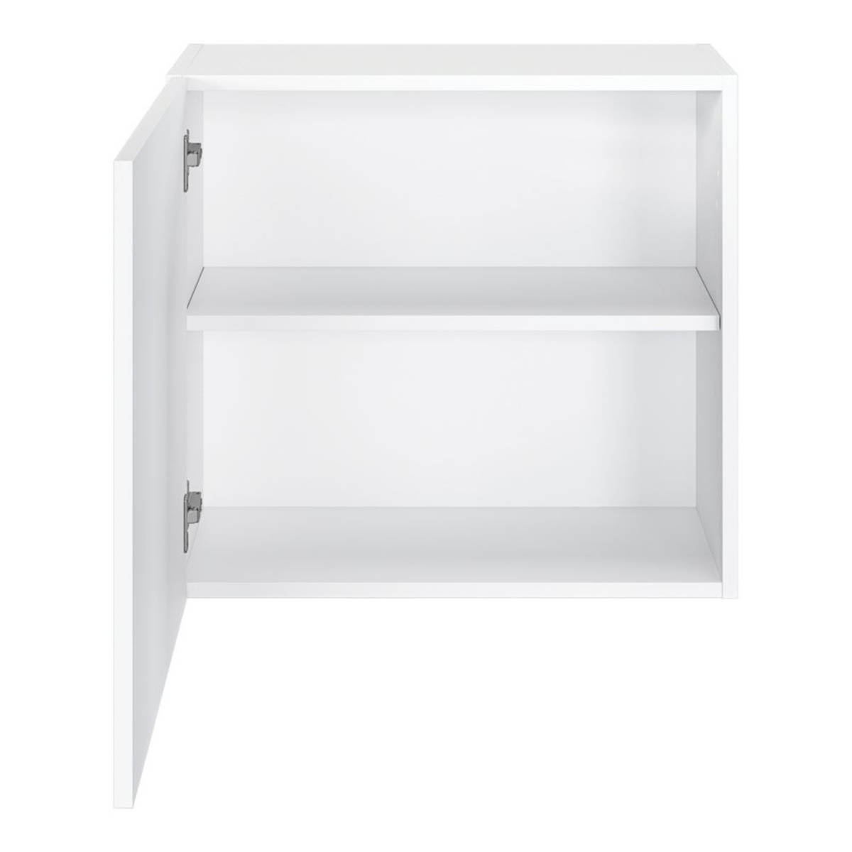Kitchen Wall Unit Cabinet Matt White 1 Door Storage Cupboard 60x32x55cm - Image 4