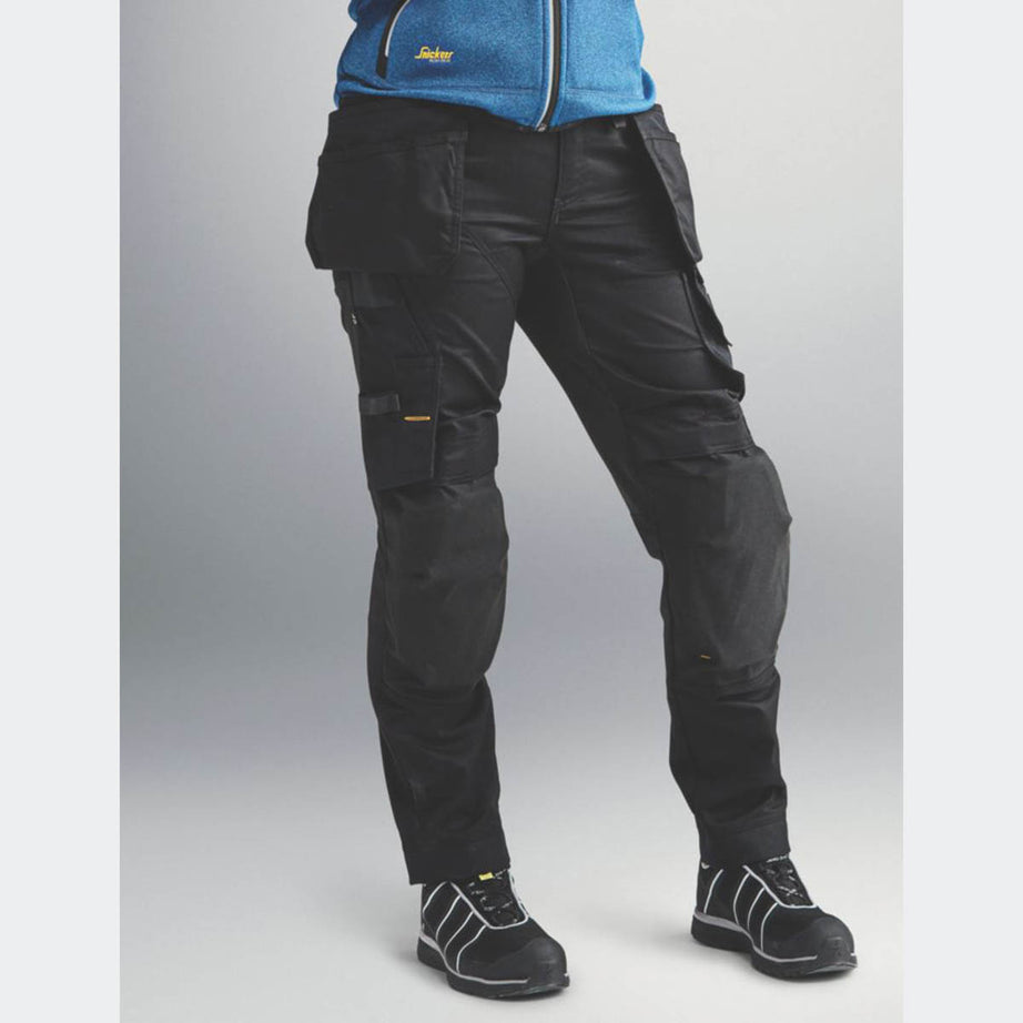 Snickers Womens Stretch Trousers 6247 Black Slim Fit Breathable Size 20 31" L - Image 6