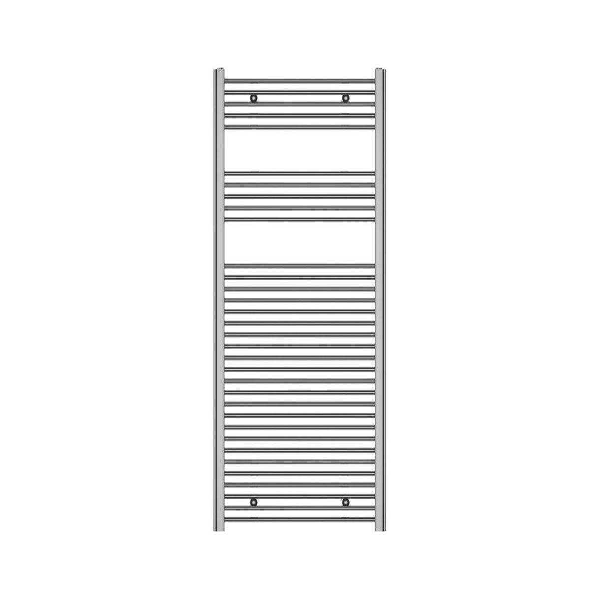 Bathroom Towel Rail Radiator Warmer Chrome Mild Steel Lightweight 1600x600mm - Image 2
