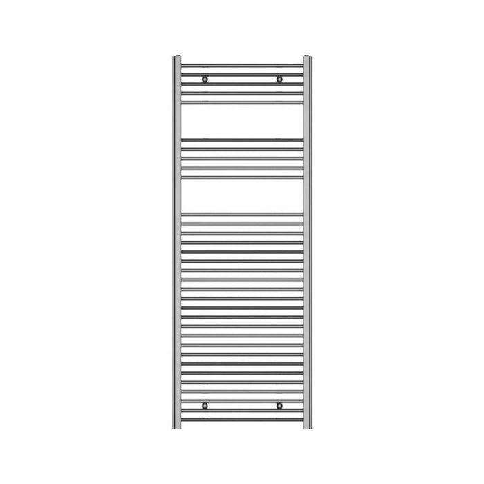 Bathroom Towel Rail Radiator Warmer Chrome Mild Steel Lightweight 1600x600mm - Image 2