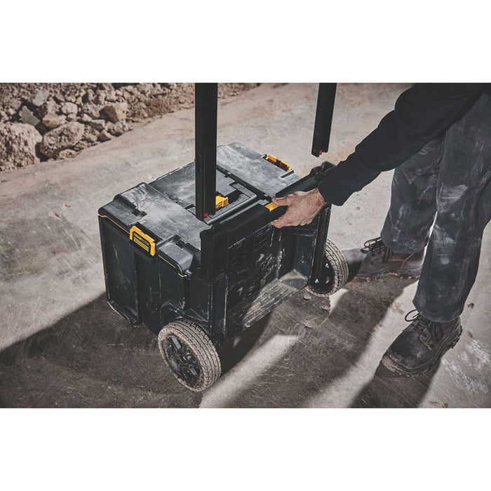 DeWalt Tool Box DWST83295-1 ToughSystem2.0 Black Wheels Storage Organiser 20" - Image 3