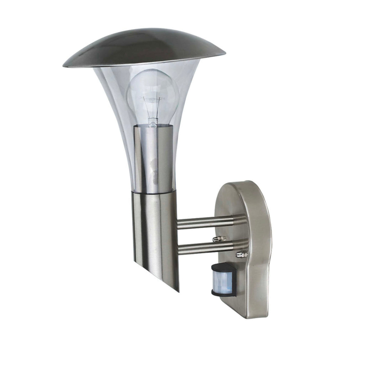Garden Cone Wall Light E27 Adjustable Dusk To Dawn Sensor IP44 Outdoor 60W - Image 1