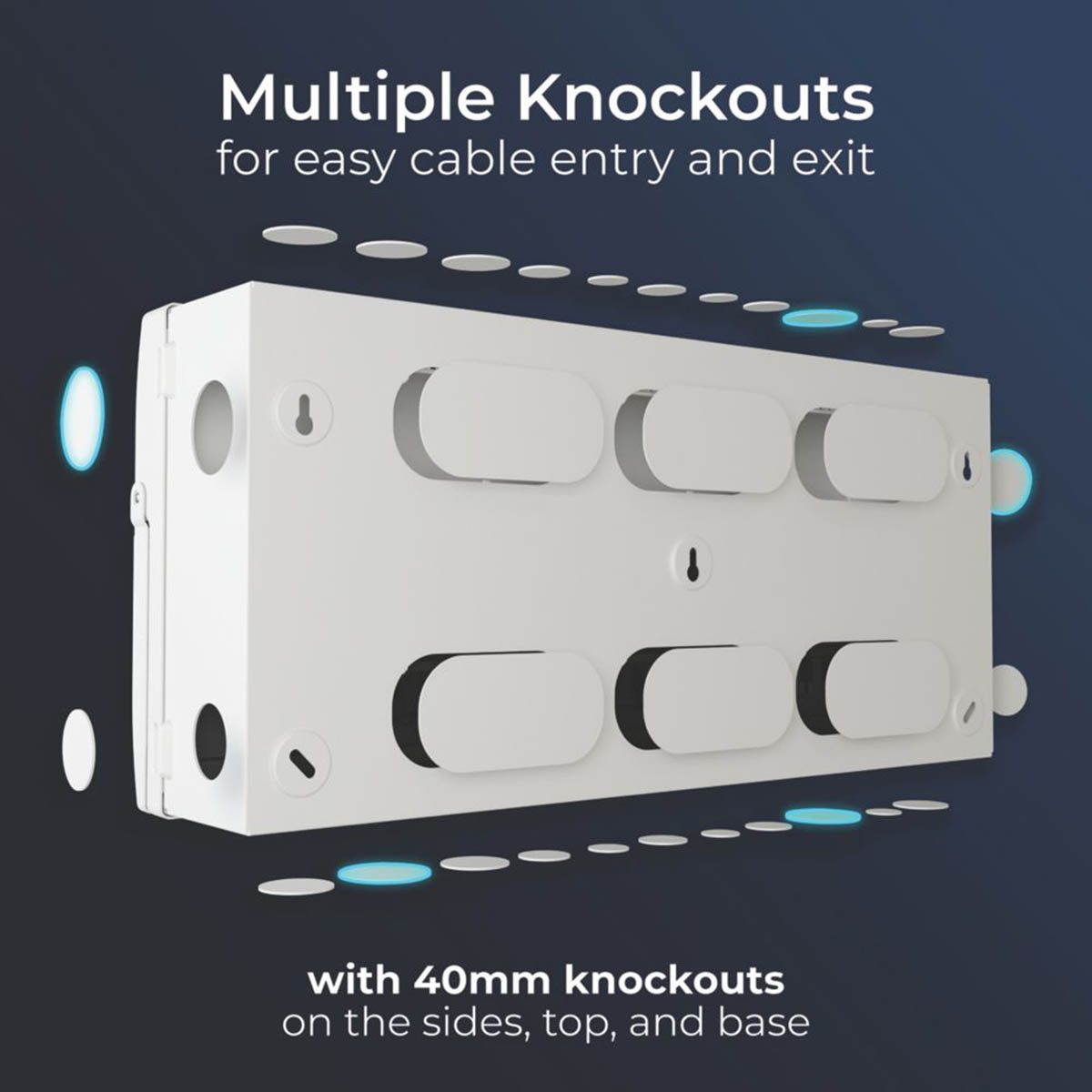 British General Main Switch Consumer Unit SPD CF22MS19-01 19-Way Part-Populated - Image 6