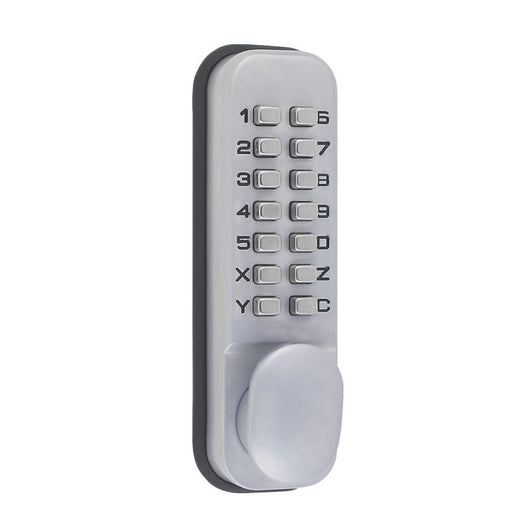 Push-Button Lock Medium Duty Door Key Pad Extended Knob 4-6 Digit Code (H)141 mm - Image 1