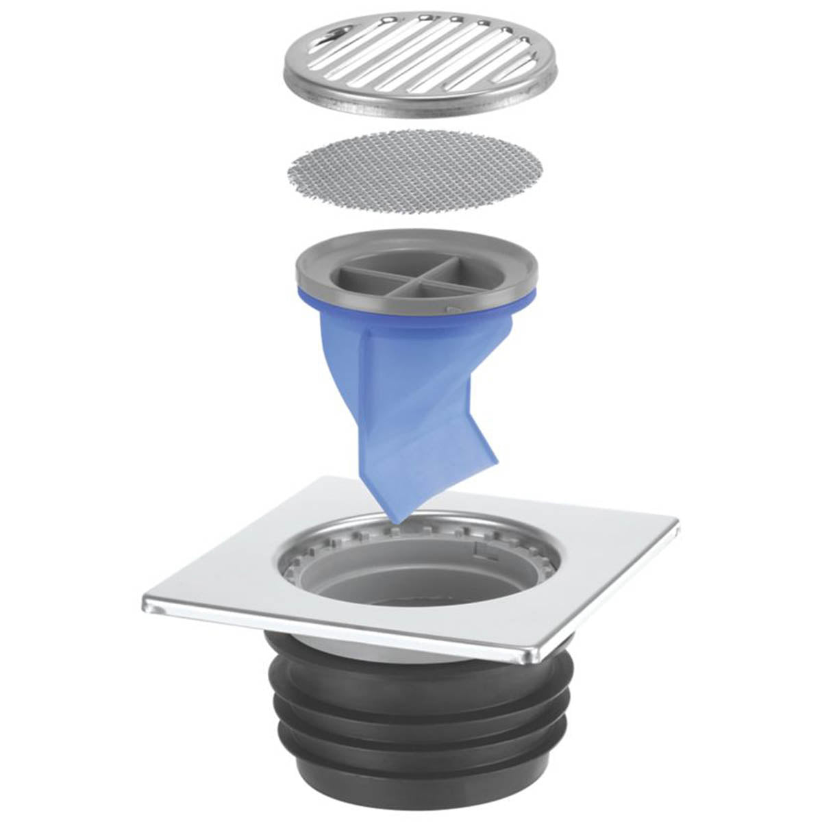 McAlpine Gully Tile NonReturn Valve Water Seal Trap For Tiled And Sto