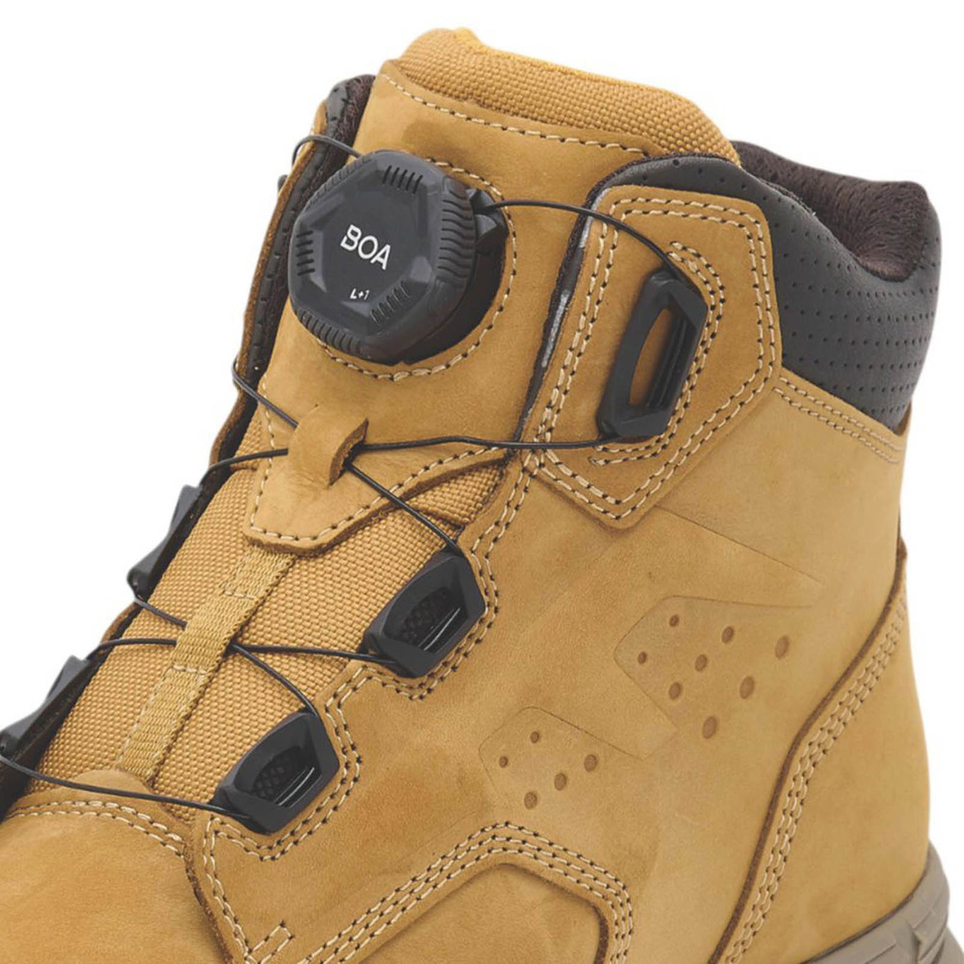 DeWalt Safety Boots Mens Standard Fit Brown Waterproof Shoes Steel Toe Size 8 - Image 4