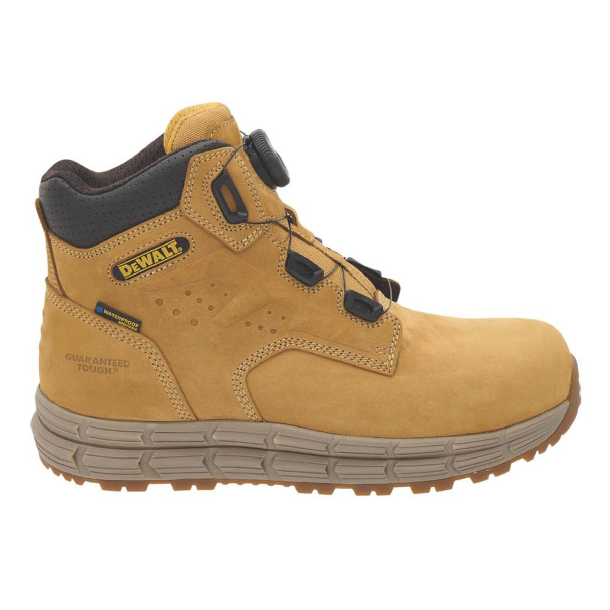 DeWalt Safety Boots Mens Standard Fit Brown Waterproof Shoes Steel Toe Size 8 - Image 5