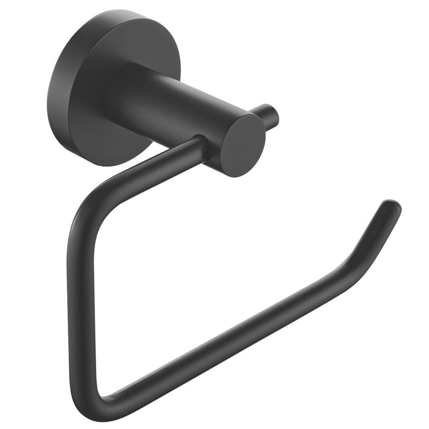 Bristan  Round Toilet Roll Holder Black - Image 1